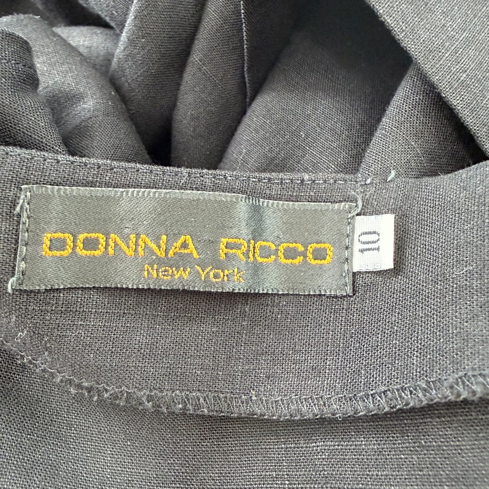 Donna Ricco Classic Black Midi Dress - Picture 8 of 8